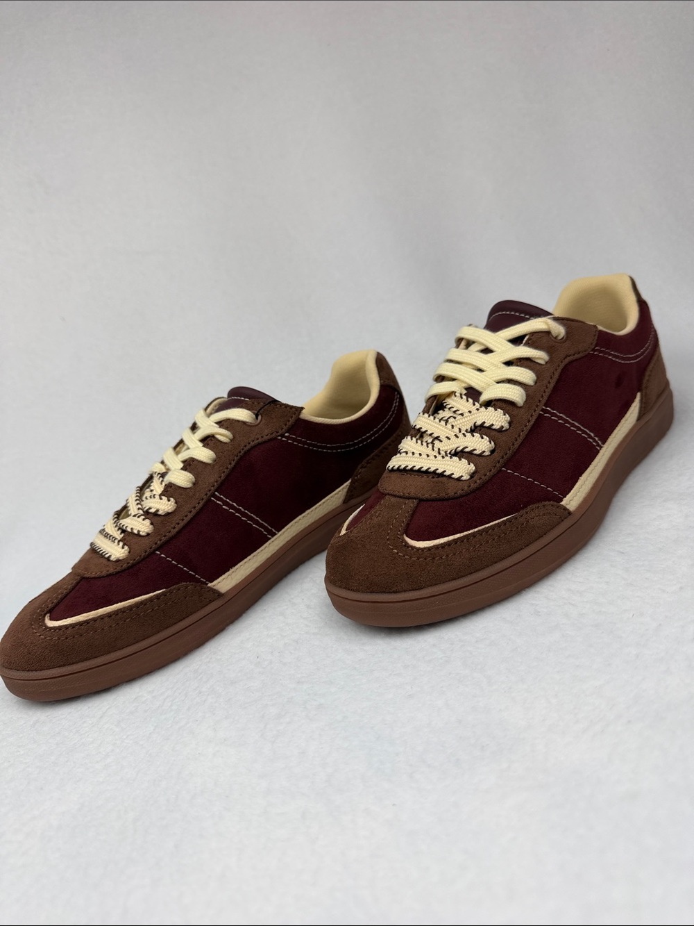 Zara Women’s Burgundy Red Brown Sneakers Size 7.5 Brand New - Picture 6 of 16